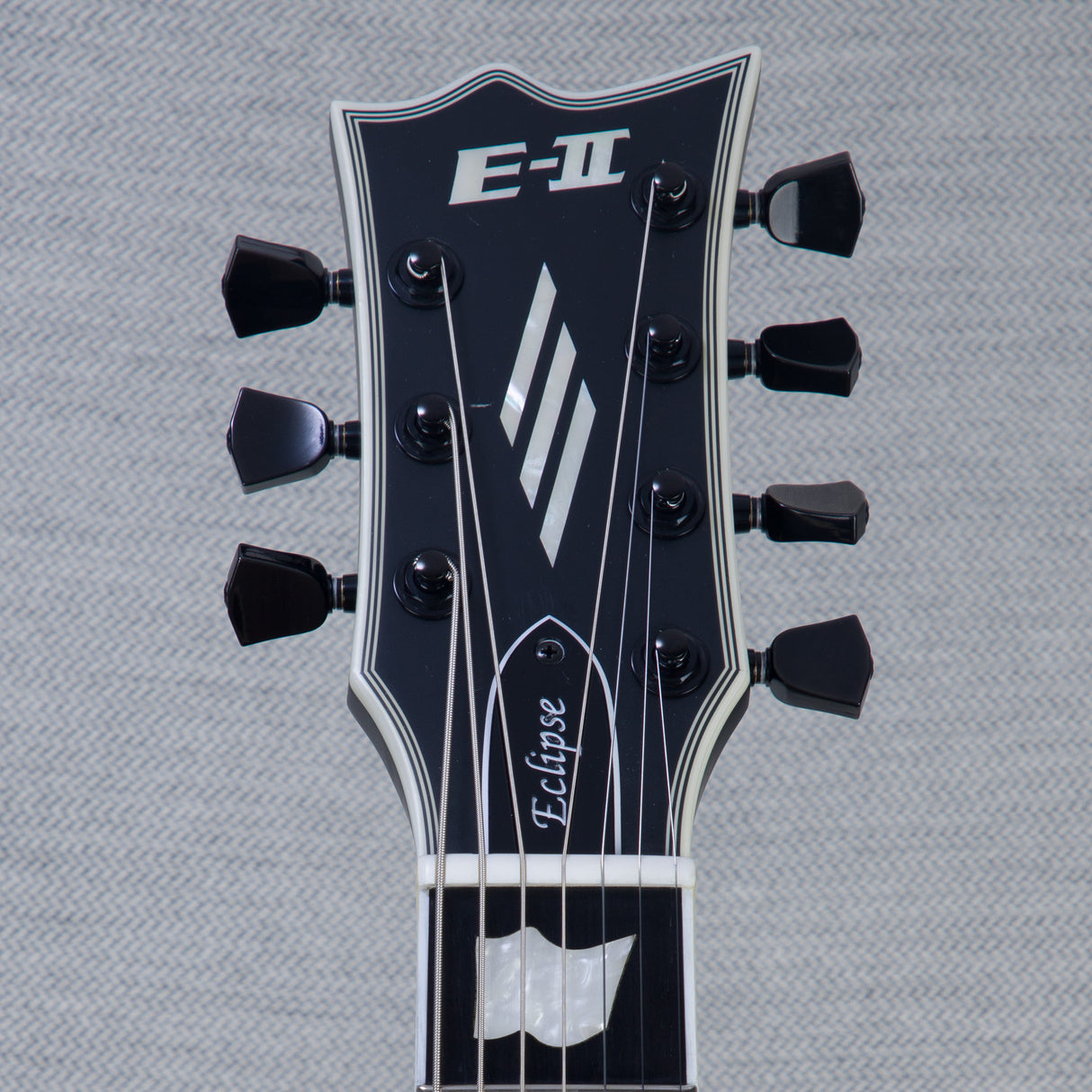 ESP E-II Eclipse-7 Evertune 7-String Electric Guitar - Black Satin - #ES5832193 - Mint, Open Box