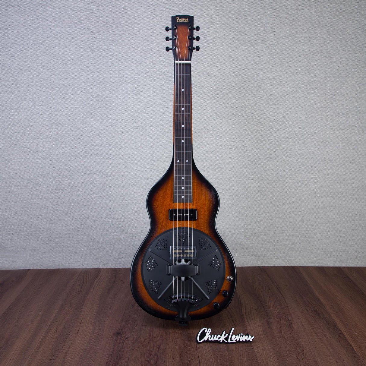 Beard Guitars Road-O-Phonic Lap Steel Acoustic Electric Guitar - Tobacco Sunburst - #287