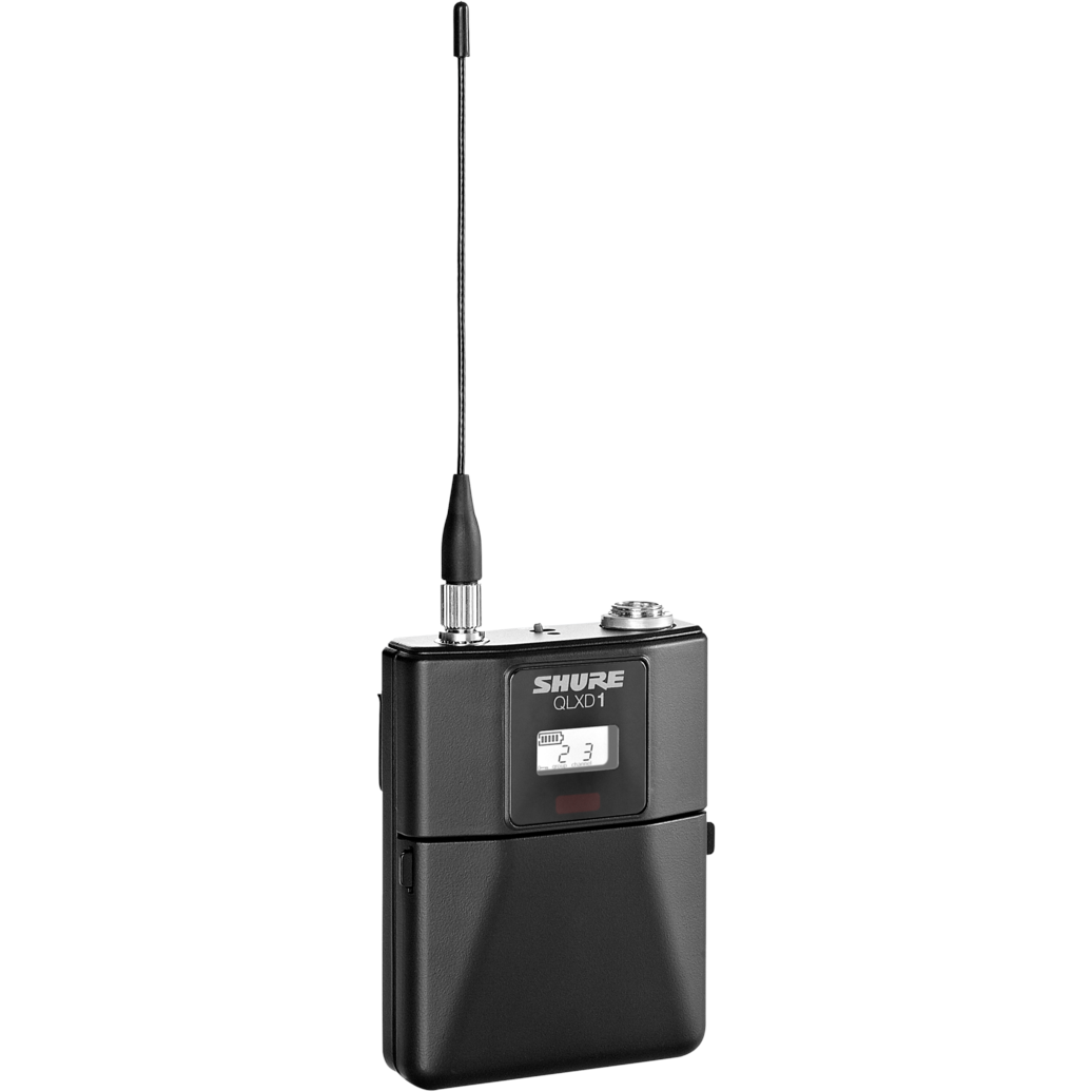 Shure QLXD1 Wireless Bodypack Transmitter - H50 Band - Mint, Open Box