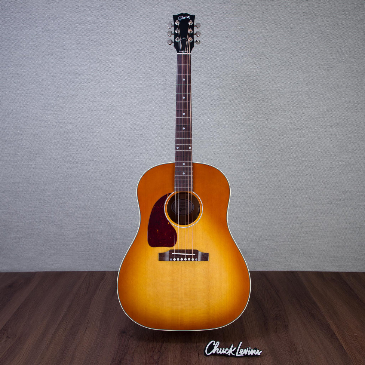 Gibson J-45 Standard Left-Handed Acoustic Electric Guitar - Heritage Cherry Sunburst - #22275122