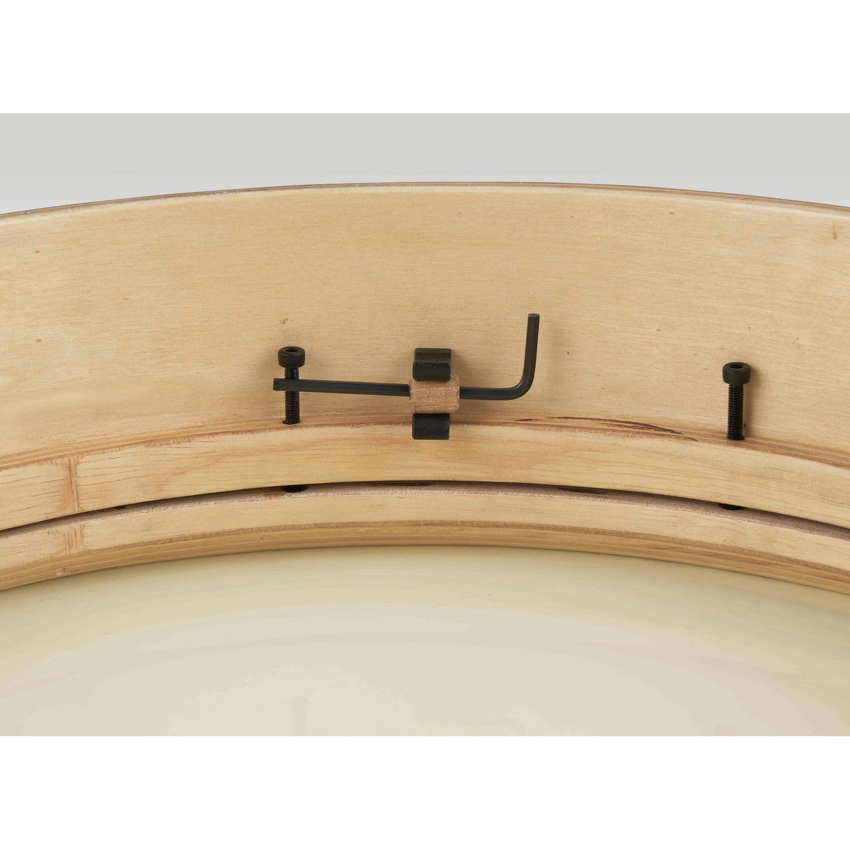 LP 16 x 4-Inch Tunable Tar Frame Drum - Black-to-Natural Fade