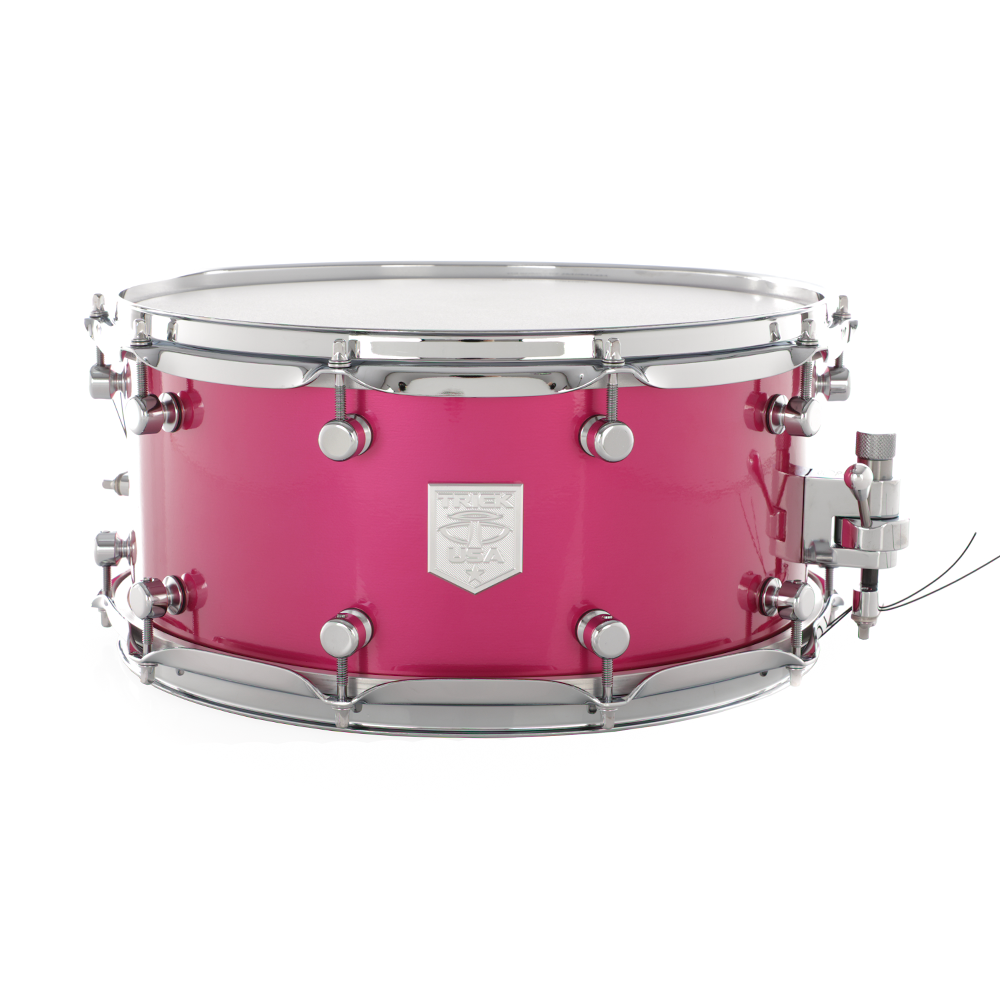 Trick 14" x 6.5" Aluminum Snare - Pink - Preorder