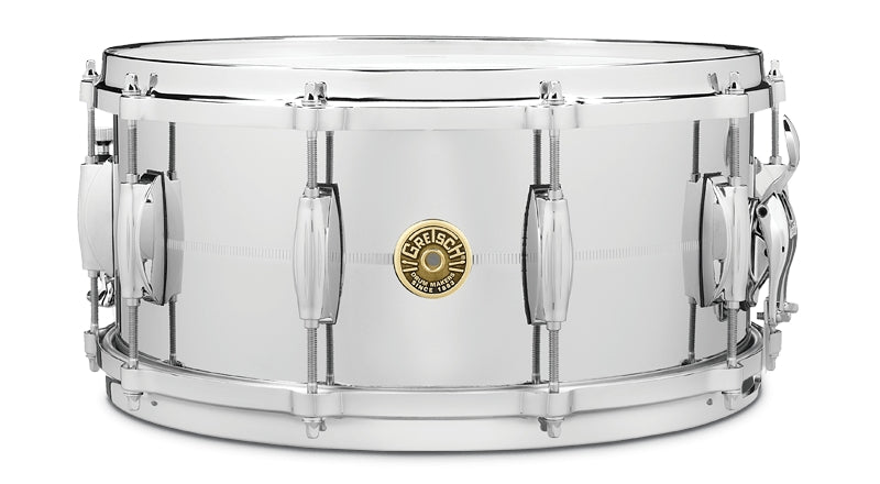 Gretsch 14" x 6.5" Chrome Over Brass Snare Drum