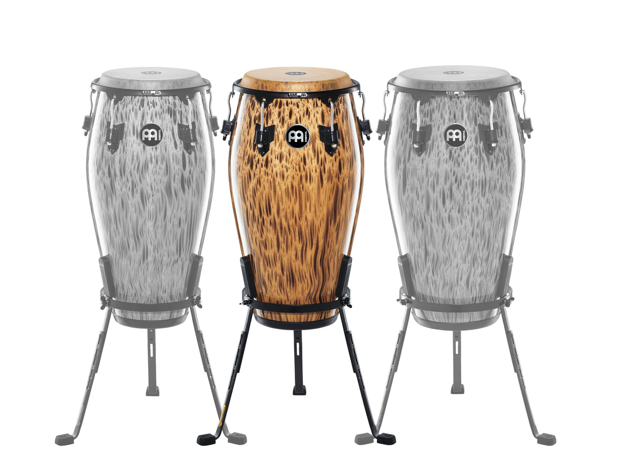 Meinl MCC1134LB Marathon Designer 11 3/4" Conga w/Stand-Leopard Burl