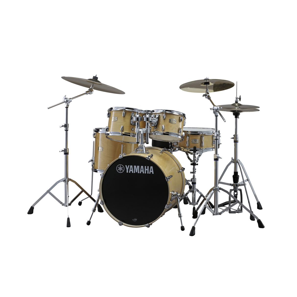Yamaha Stage Custom Birch 5-Piece Shell Pack with 22-Inch Kick and Hardware Pack - Natural Wood
