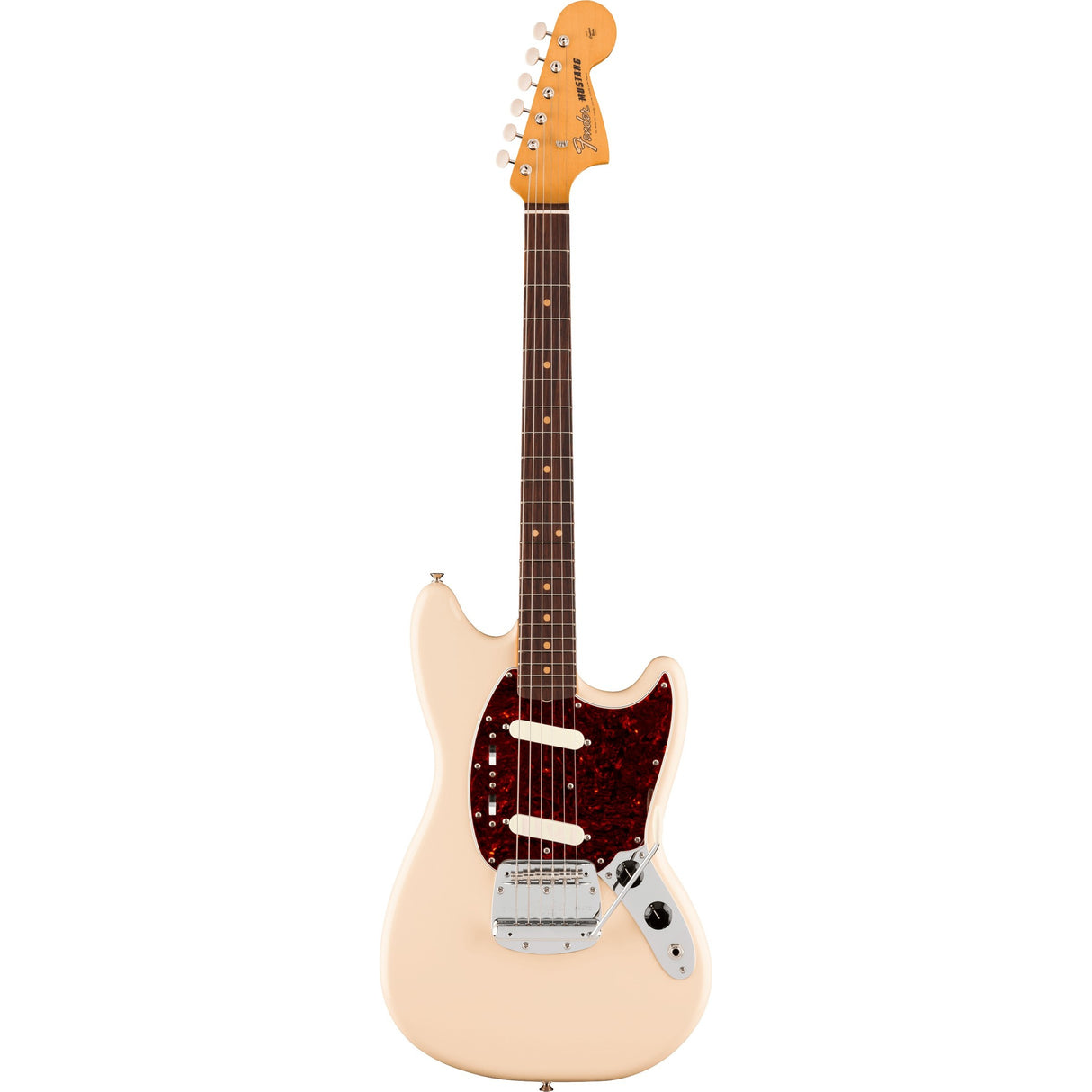 Fender Vintera III Mid '60s Mustang Electric Guitar, Rosewood Fingerboard - Olympic White