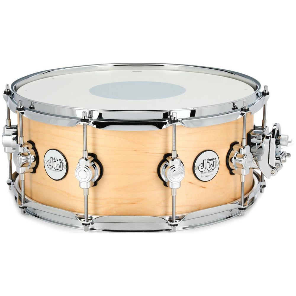 DW Design Series 6x14-Inch Maple Snare Drum - Natural Satin