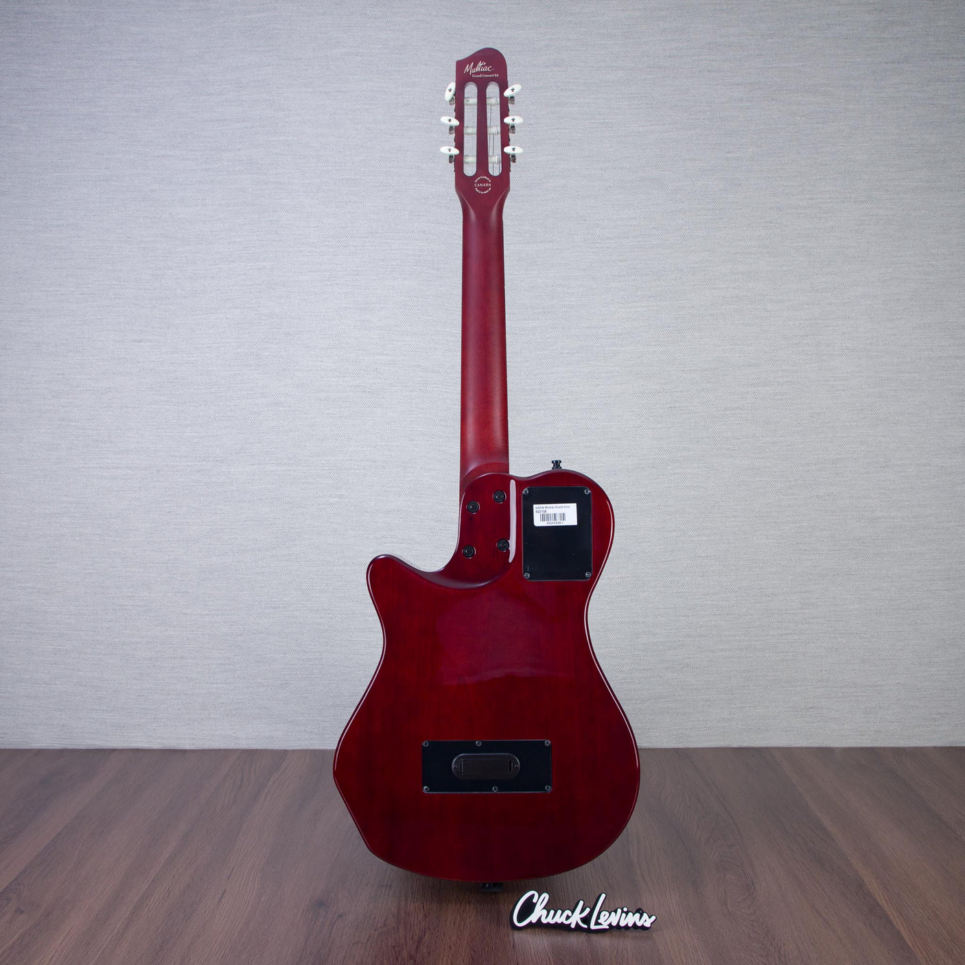 Godin MultiAc Grand Concert SA Nylon String Acoustic-Electric Guitar - Trans Black - CHUCKSCLUSIVE - #25313357