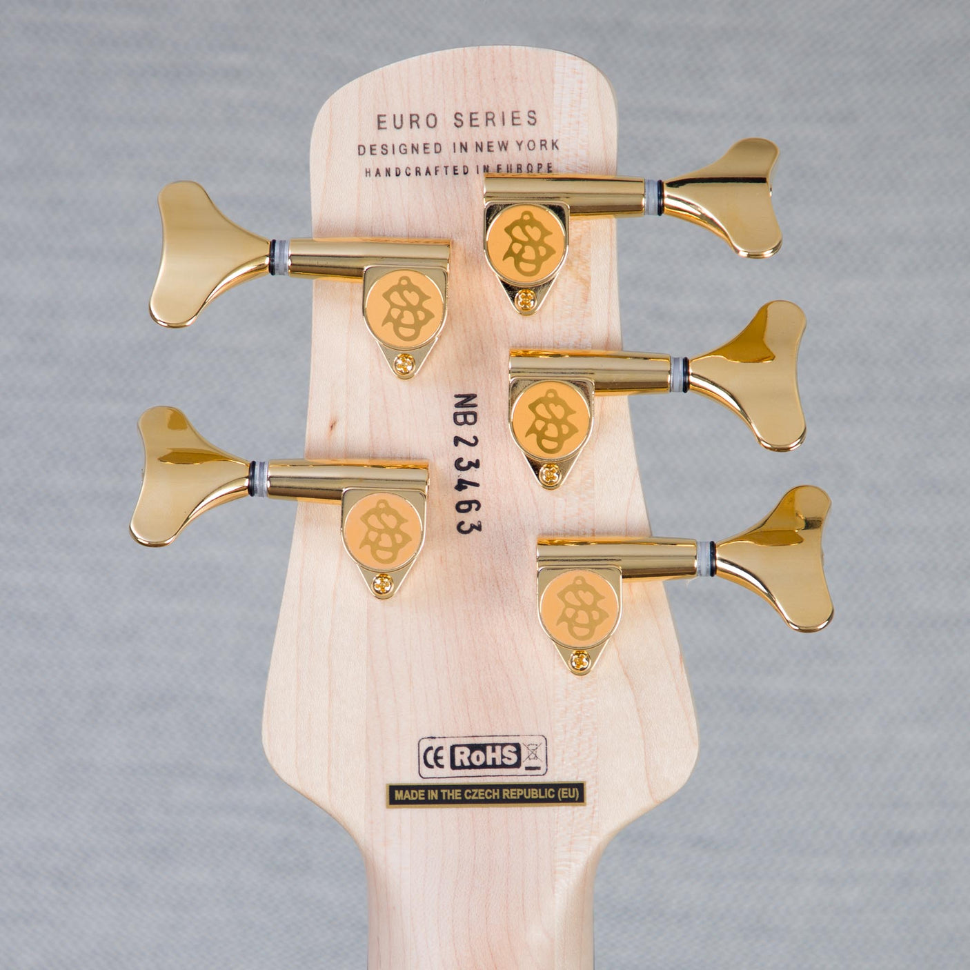 Spector Euro 5 LT Solid Korina Wings 5-String Electric Bass Guitar - Natural Satin - CHUCKSCLUSIVE - #NB23463