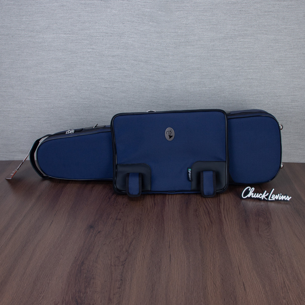 Marcus Bonna Case for Tenor Trombone, Detachable Bell, F Attachment- Blue