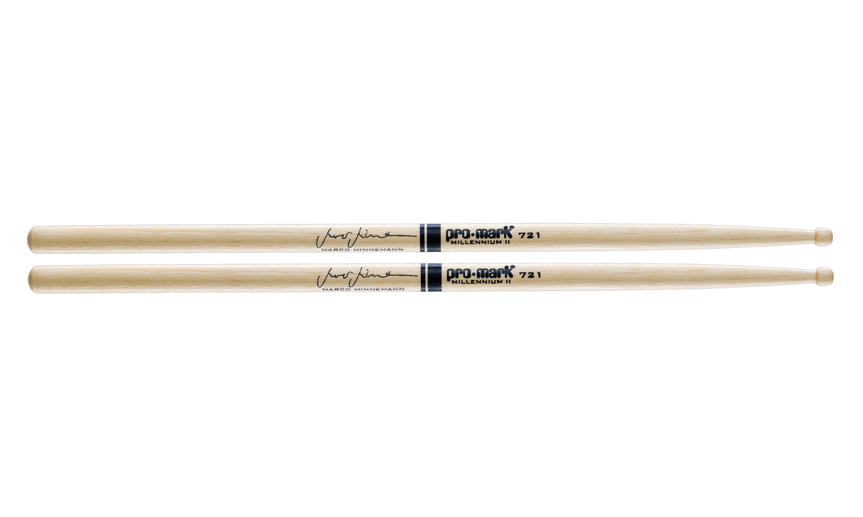 Promark TX721W Hickory 721 Marco Minnemann Wood Tip drumstick