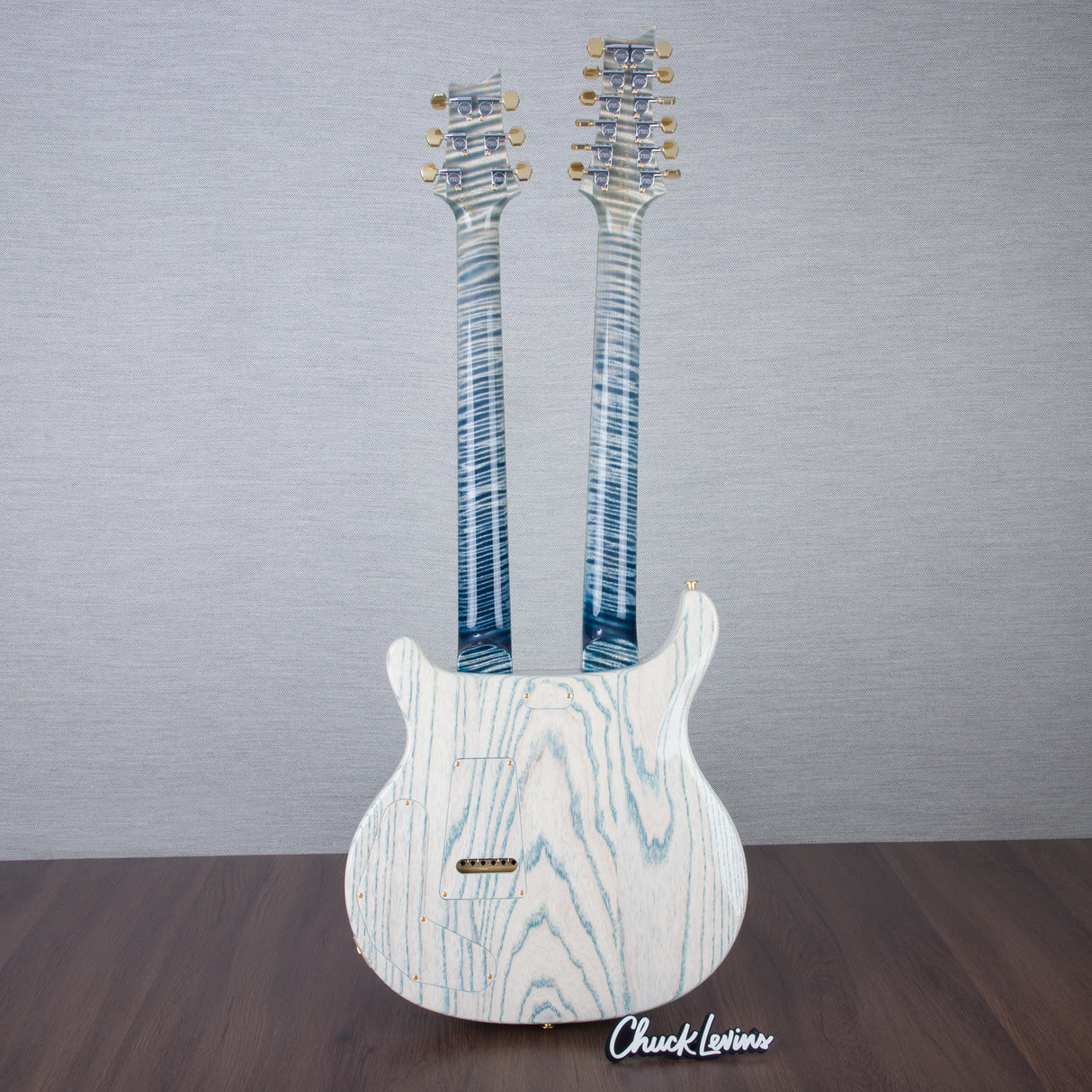 PRS Custom 24 Double-Neck 6/12 String Electric Guitar - Indigo Glow - #0387669