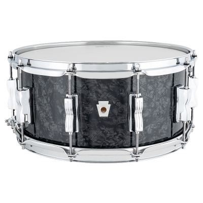 Ludwig NeuSonic 6.5x14-Inch Cherry/Maple Snare Drum - Ebony Pearl