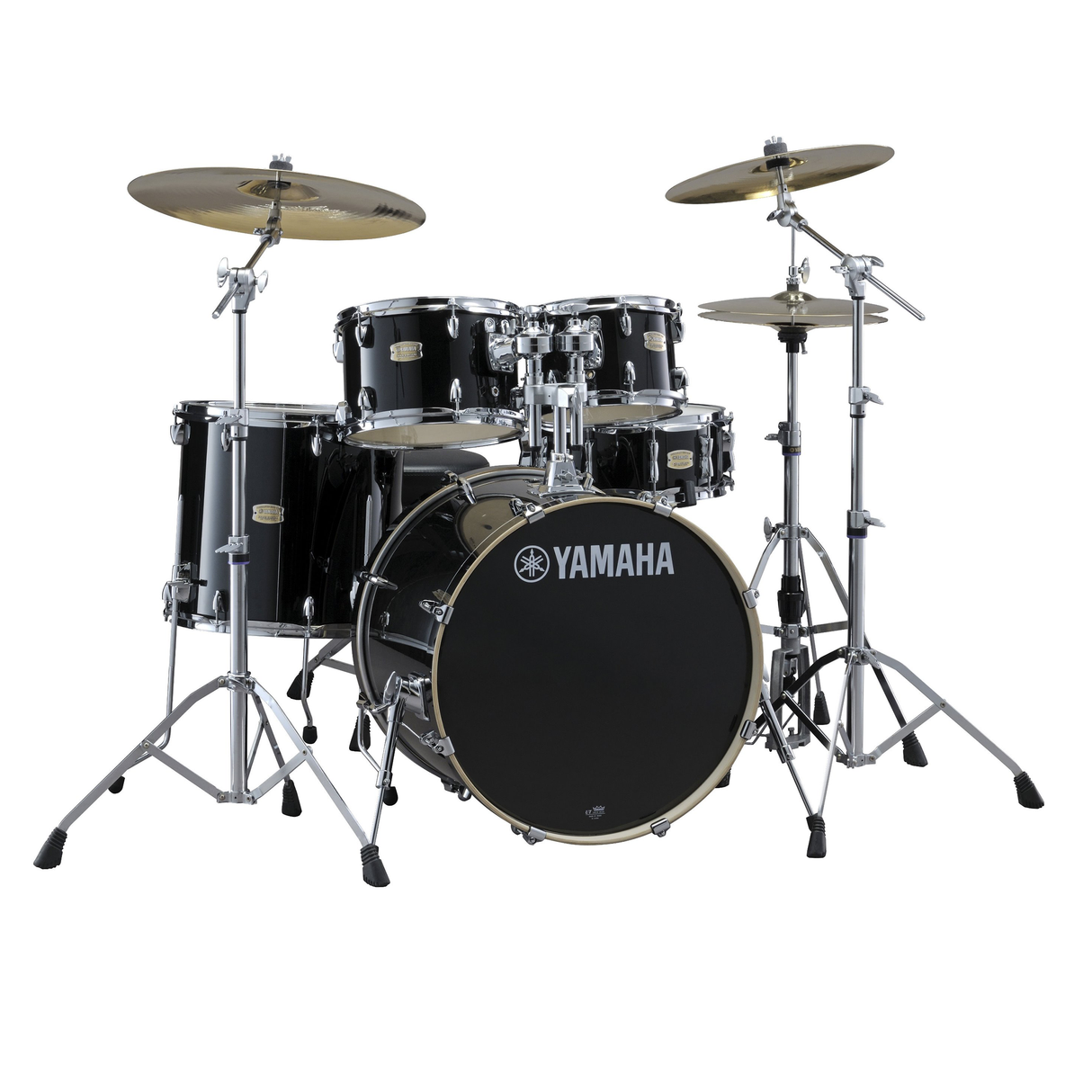 Yamaha Stage Custom Birch 5-Piece Shell Pack with 22-Inch Kick - Raven Black
