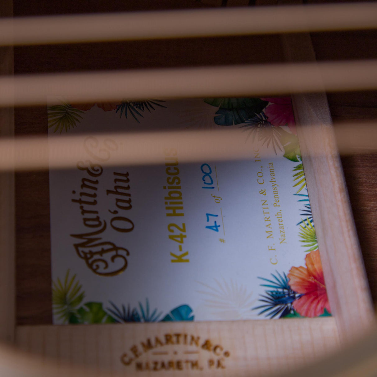 Martin Custom Shop Limited Edition O'ahu K-42 Koa/Sitka Spruce Acoustic Guitar - Dark Toasted Burst - #M3062190
