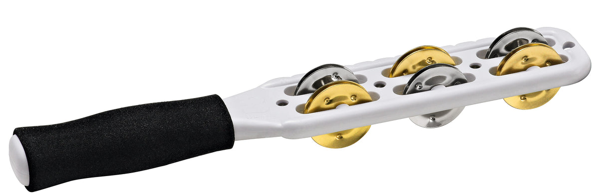 Meinl JG1M-WH Professional Series Jingle Stick Dual Alloy Jingles White