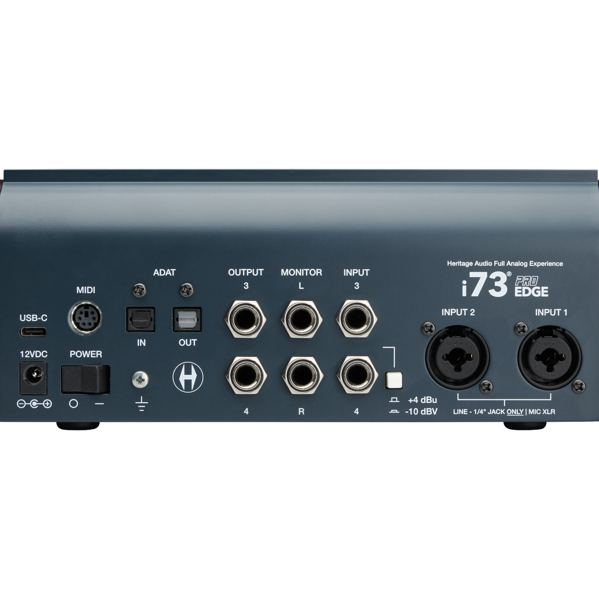 Heritage Audio i73 EDGE 12x16 USB-C Interface with 2x 73-Style Preamps