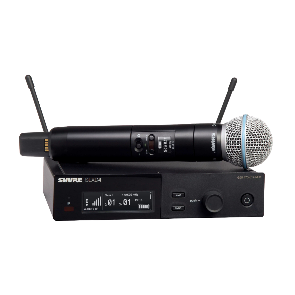 Shure SLXD24/B58 Wireless Microphone System - G58 Band - New