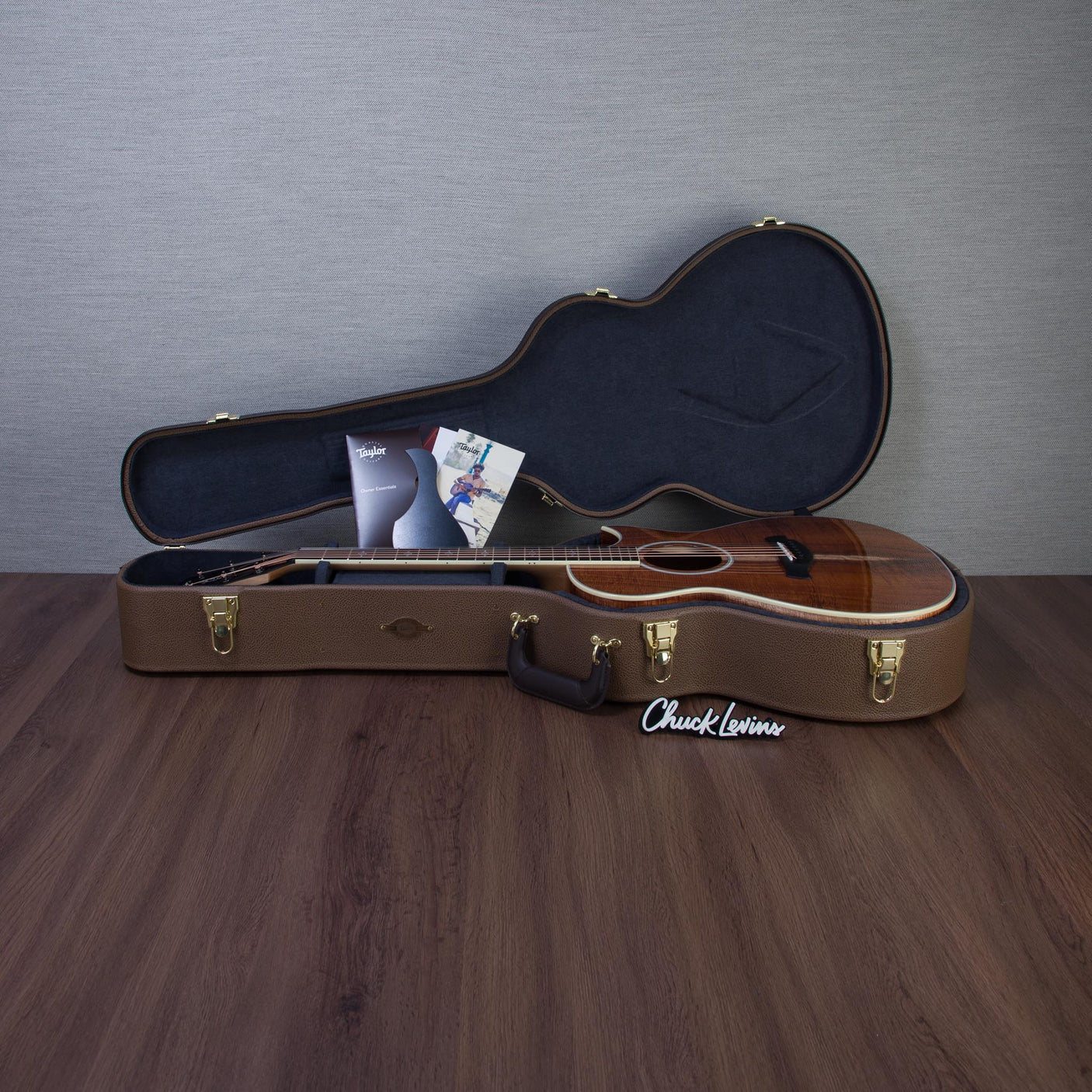Taylor Custom Shop Gold Label Grand Concert Hawaiian Koa Acoustic Guitar - CHUCKSCLUSIVE - #1206056100
