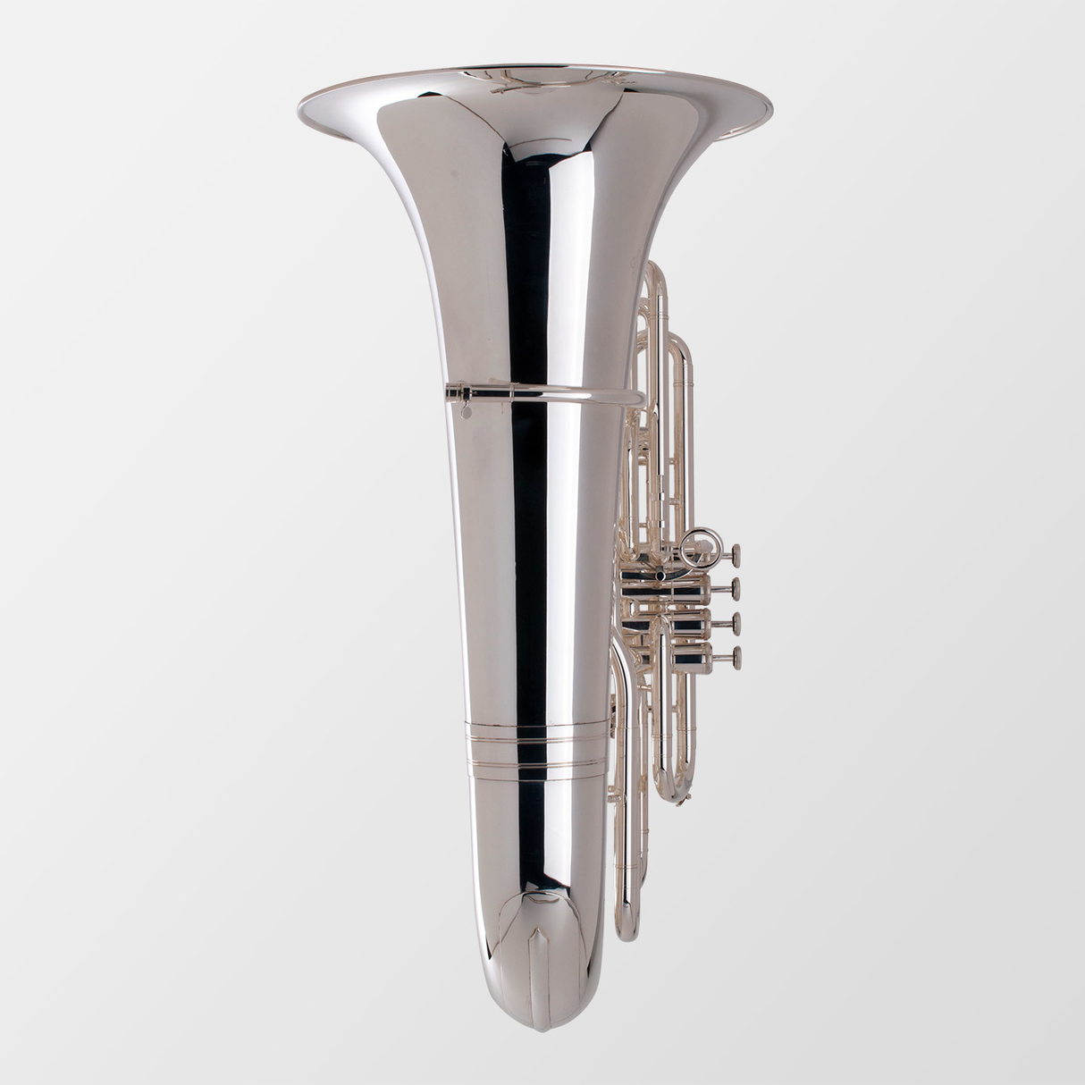 Adams 4/4 Size Bb Tuba - Silver Plated