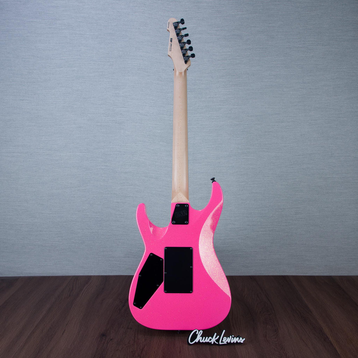 ESP USA M-II FR Electric Guitar - Neon Pink Sparkle - #US24769