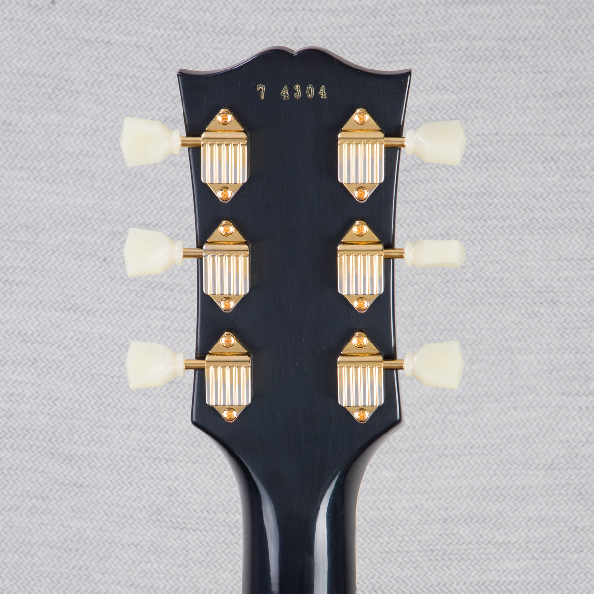 Gibson Custom Shop 1957 Les Paul Custom 3-Pickup Reissue Electric Guitar - Ebony - #74304