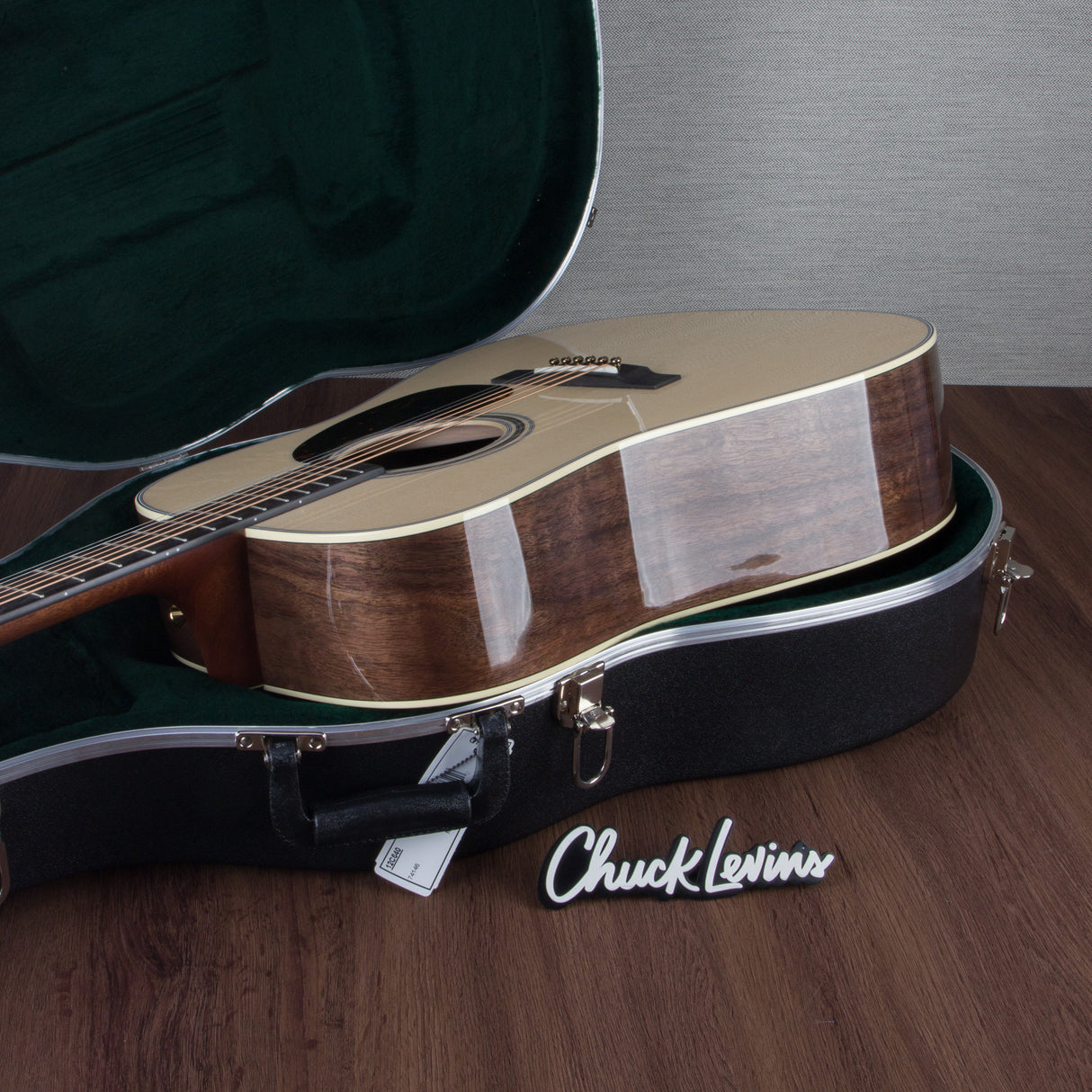 Martin Custom Shop D-28 Style Black Walnut/Italian Alpine Spruce Fishman Matrix VT Acoustic Electric Guitar - CHUCKCSCLUSIVE - #M2880833 - Mint, Open Box