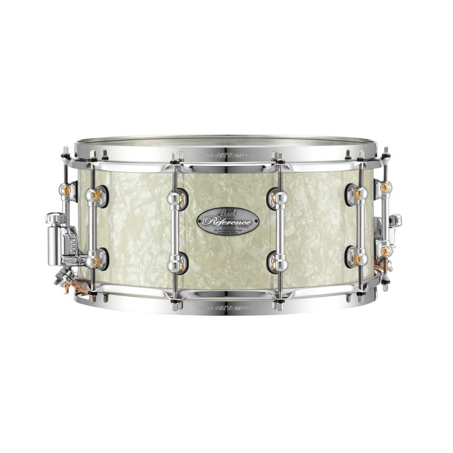 Pearl Music City Custom Master's Maple Reserve 6.5x14 Snare - Nicotine White Marine Pearl