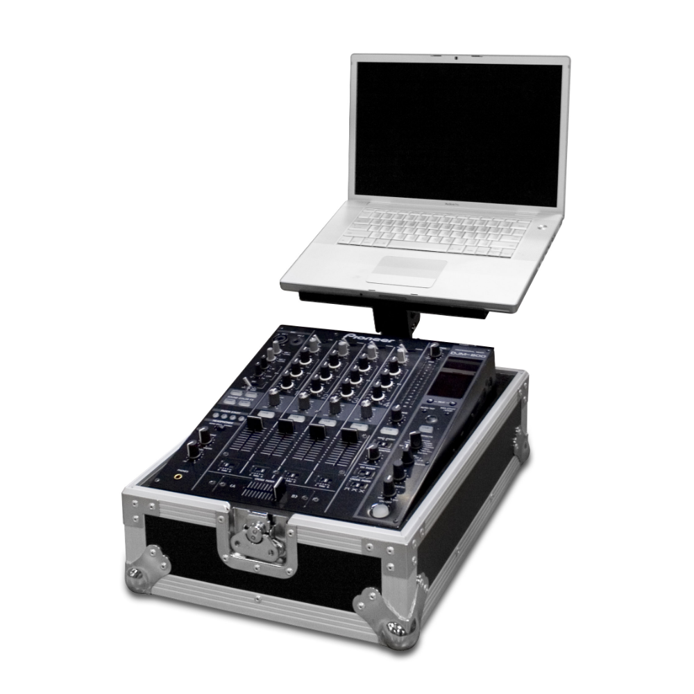 Road Ready RR12MIXL 12" DJ Mixer Case With Integrated Laptop Stand - New