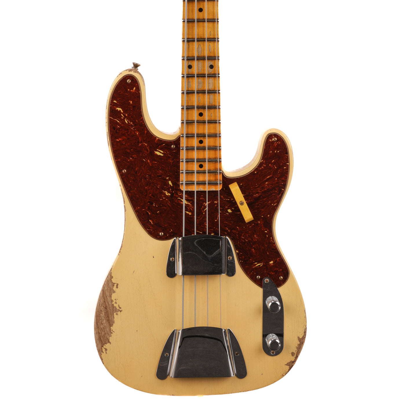 Fender Custom Shop 1951 Precision Bass Heavy Relic - Aged Vintage White - CHUCKSCLUSIVE - #XN3724