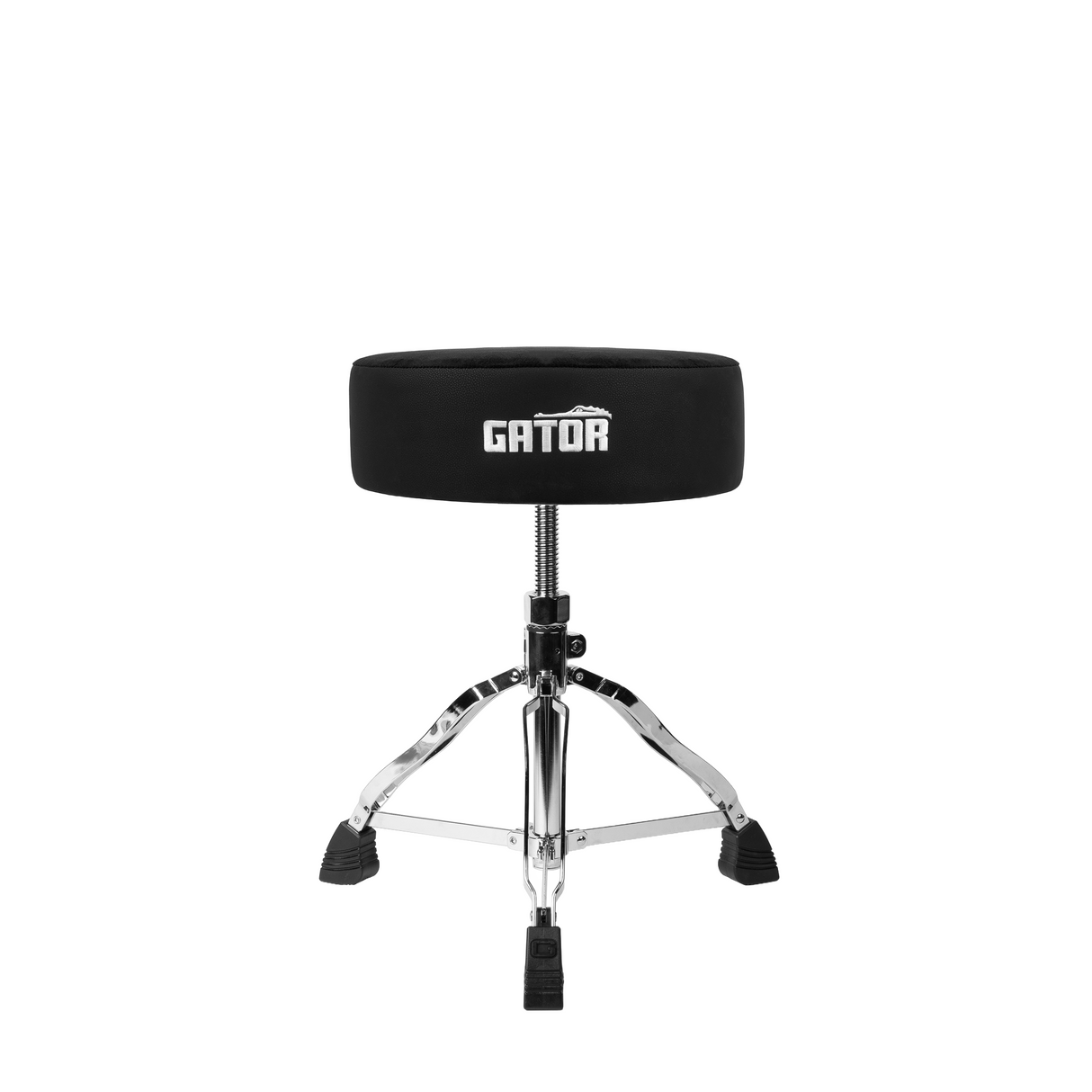 Gator GP-DTH-SRD-BK Round Seat Drum Throne - Black