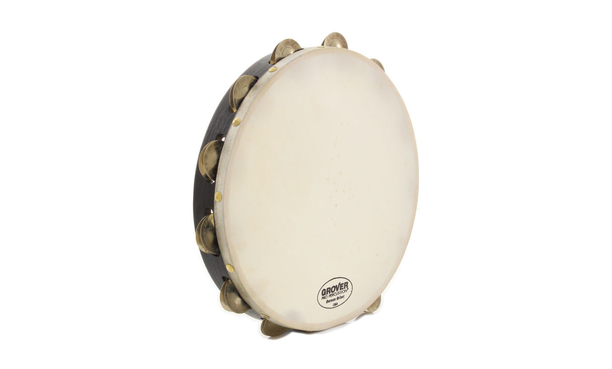 Grover T1/GS-12 Projection Plus 12" Single Row Tambourine, German Silver Jingles