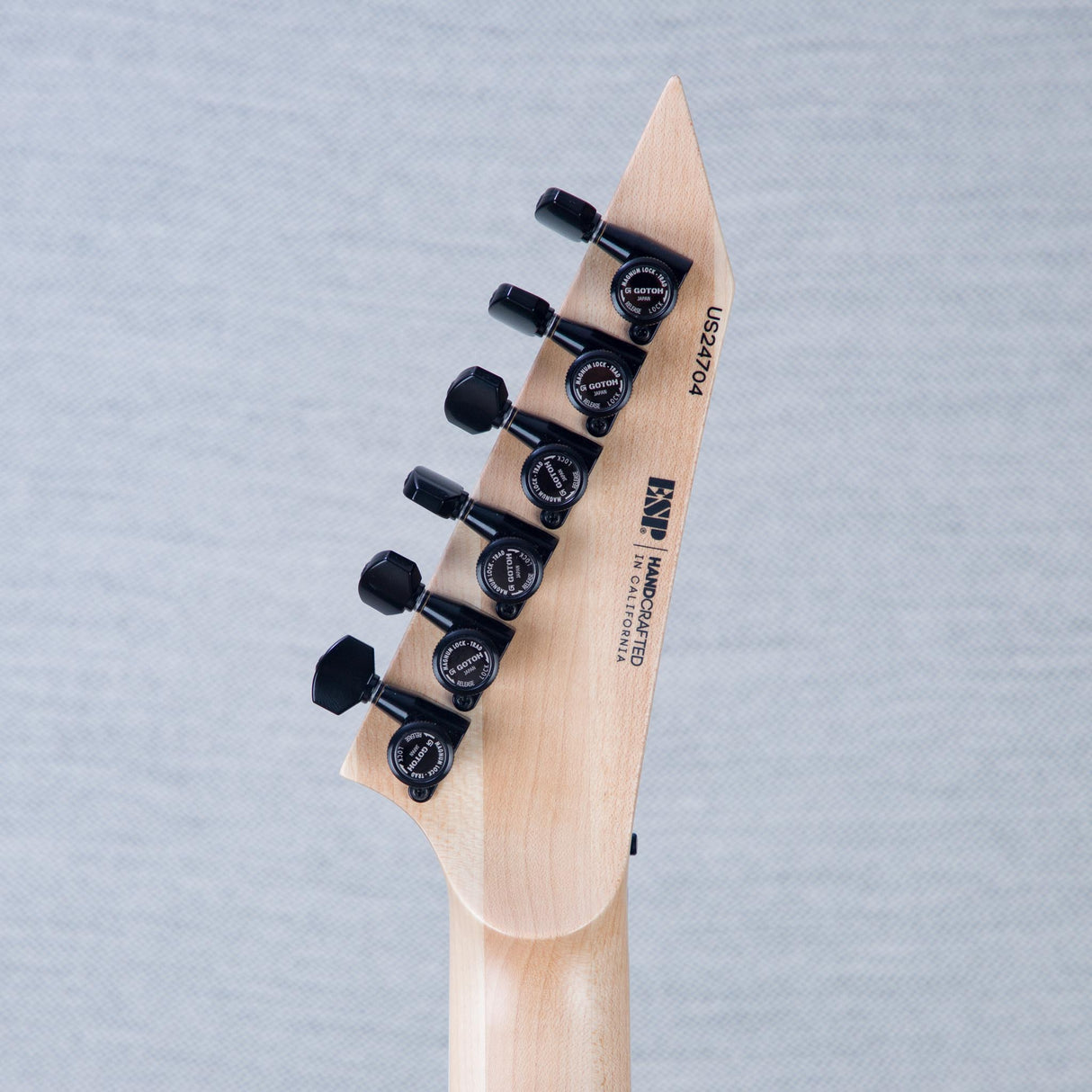 ESP USA M-I DX FR Electric Guitar - Midori Gold Sparkle - #US24704