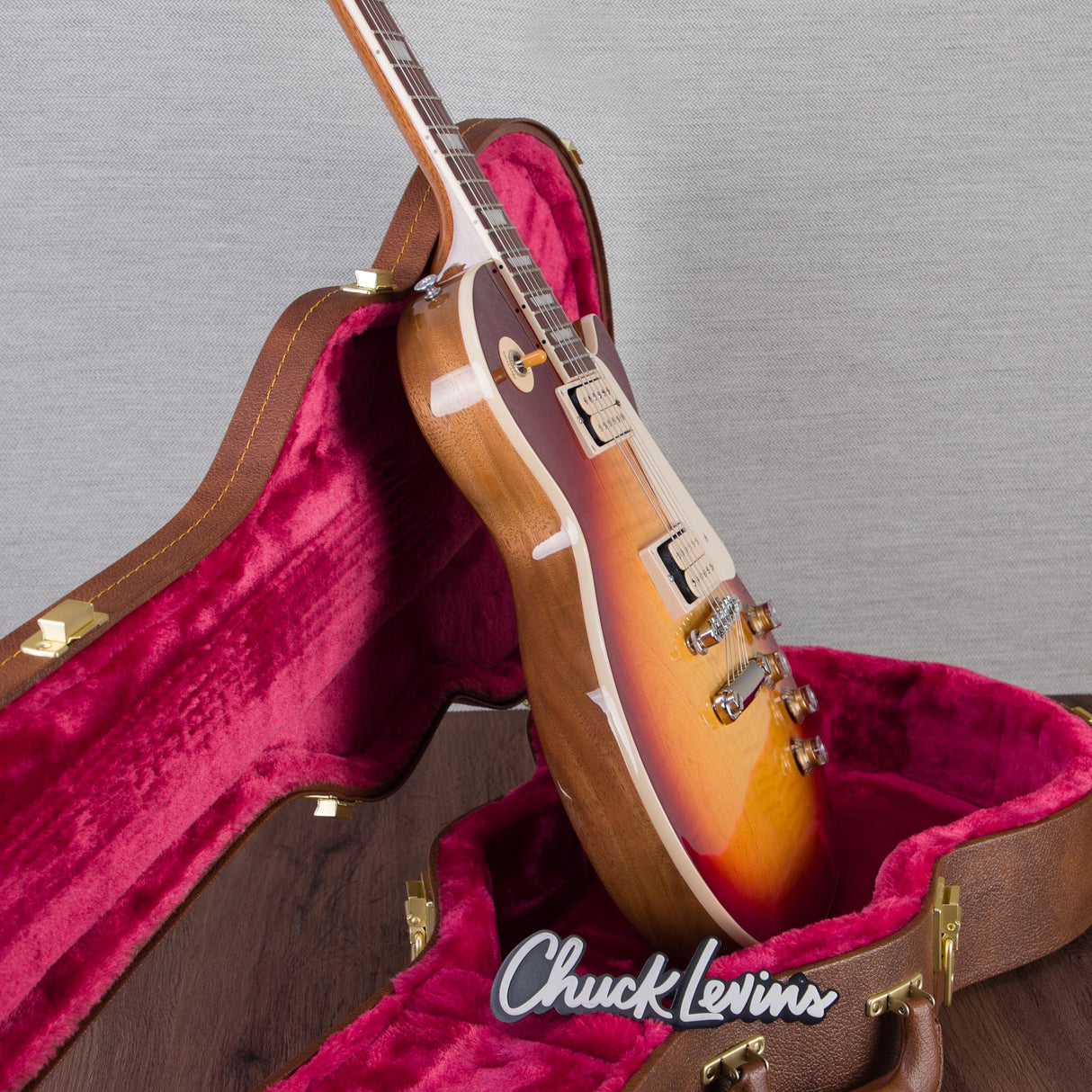 Gibson Les Paul Standard 60s Double Trouble Electric Guitar - Vintage Bourbon Burst - #215750241