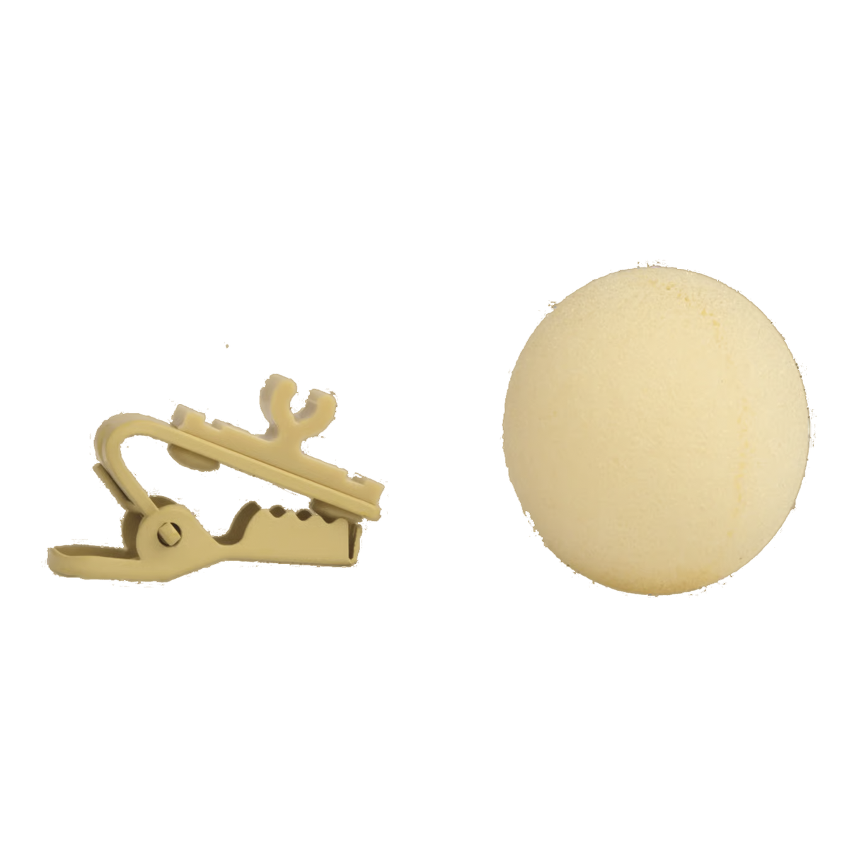 Shure RK304T Foam Windscreens and Tie Clips for SM93 or WL93 Microphone - Tan