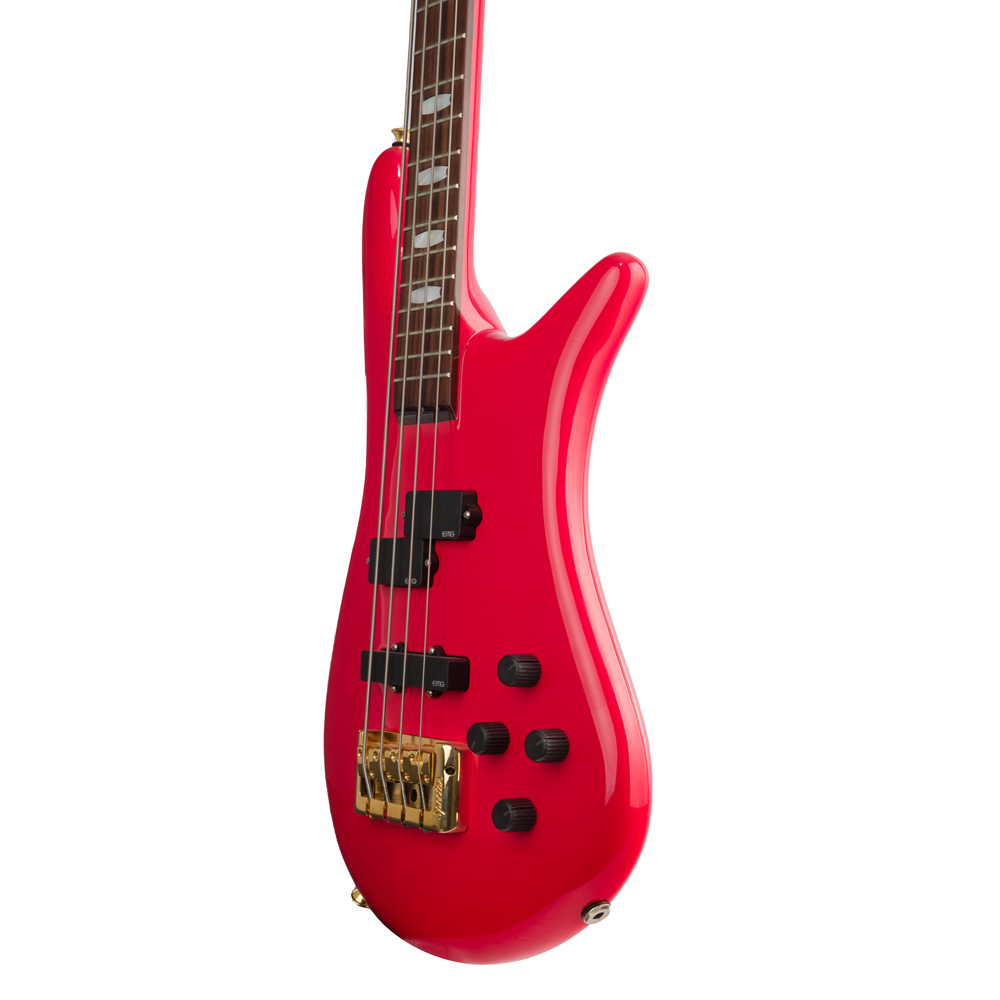 Spector Euro 4 Classic Bass Guitar - Solid Red - #21NB16614