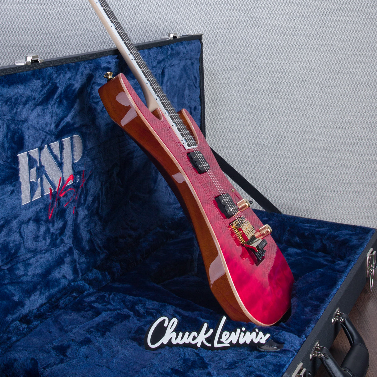 ESP USA M-II DX Electric Guitar - Rasberry - #US24062