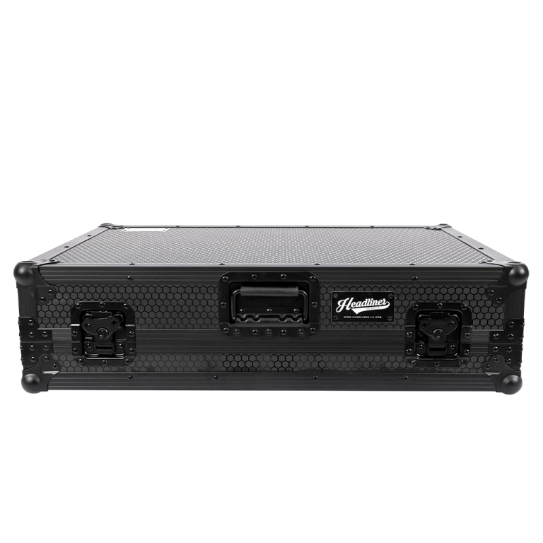 Headliner HL10013 Pitch Black Flight Case for DDJ-FLX10 with Laptop Platform and Wheels