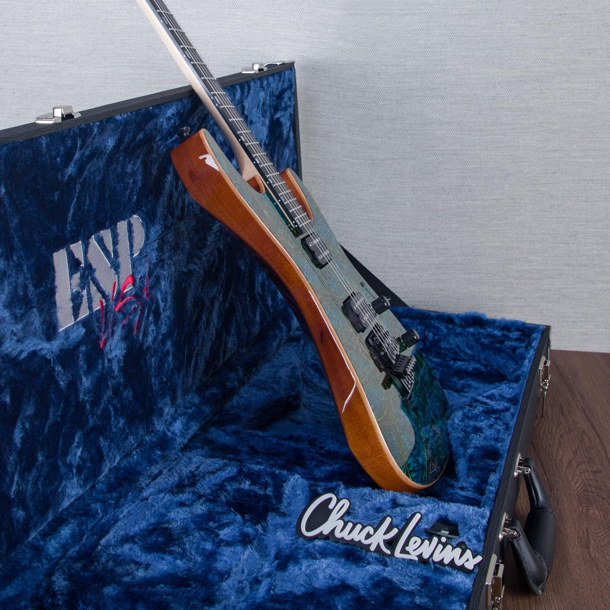 ESP USA M-II DX Electric Guitar - Psychedelic Flame - #US25145