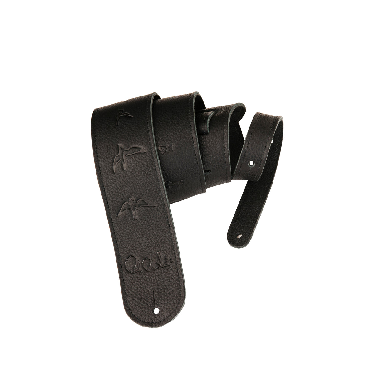 PRS Leather Bird Strap - Black