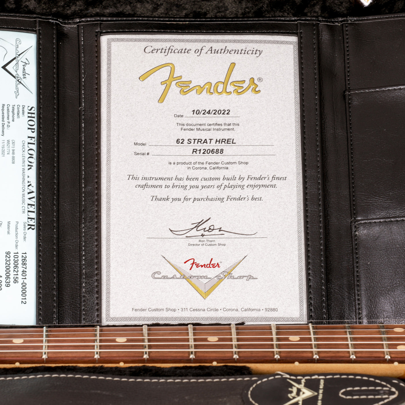 Fender Custom Shop 1962 Stratocaster Heavy Relic Guitar - Aged Vintage White - CHUCKSCLUSIVE - #R120688