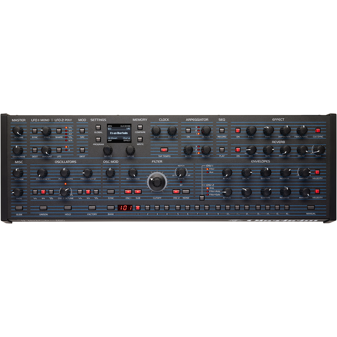 Oberheim OB-3710 TEO-5 Desktop Module