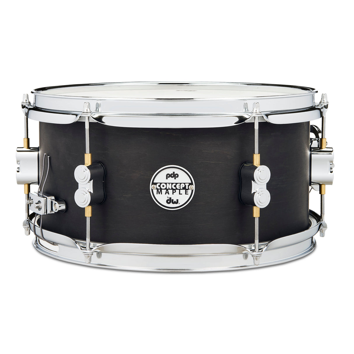 PDP 12" x 6" Black Wax Maple Snare Drum