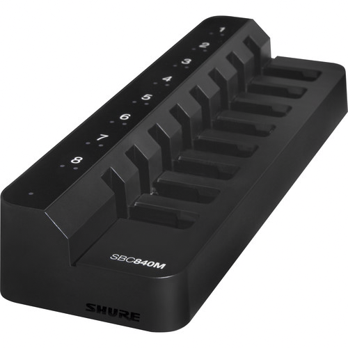 Shure SBC840M-US 8-Bay Networked Charger for SB910M - Mint, Open Box