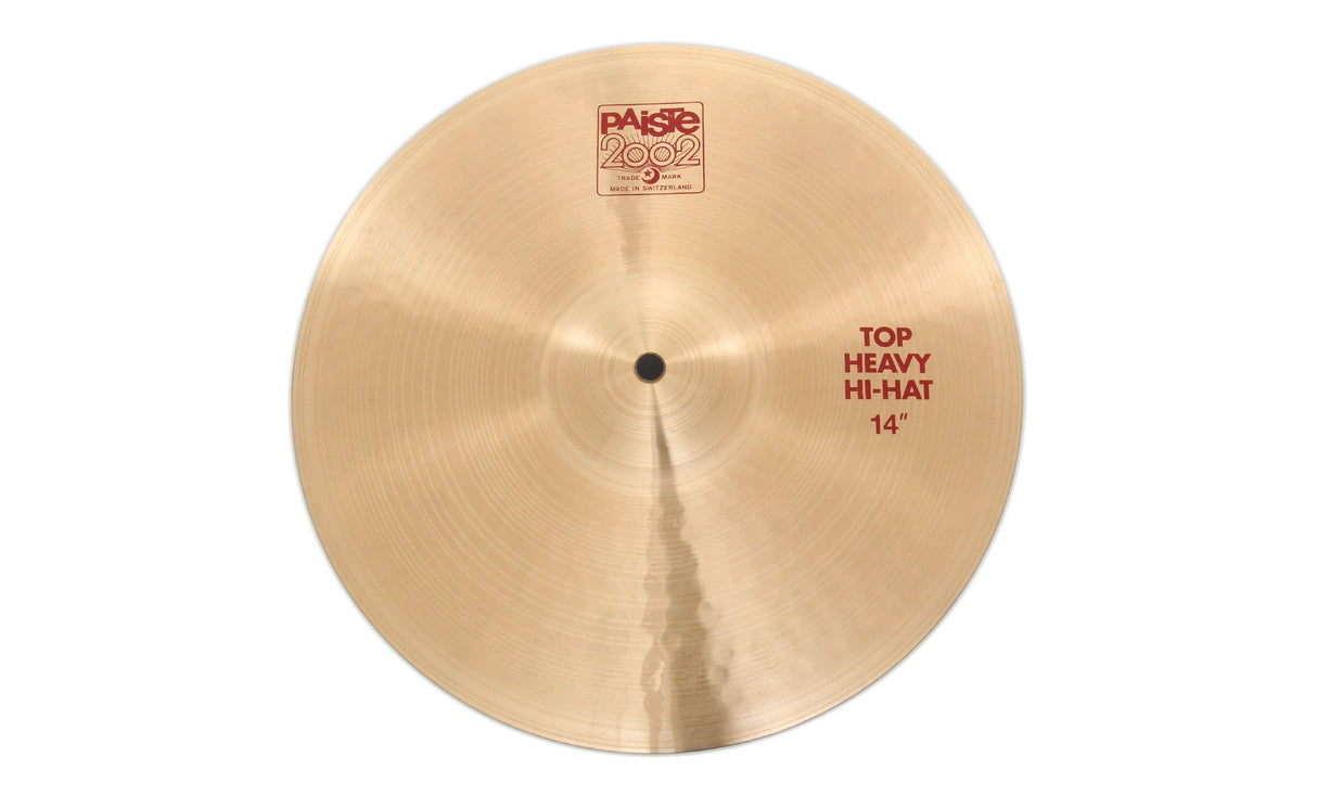 Paiste 14" 2002 Heavy Hi-Hat Top Cymbal