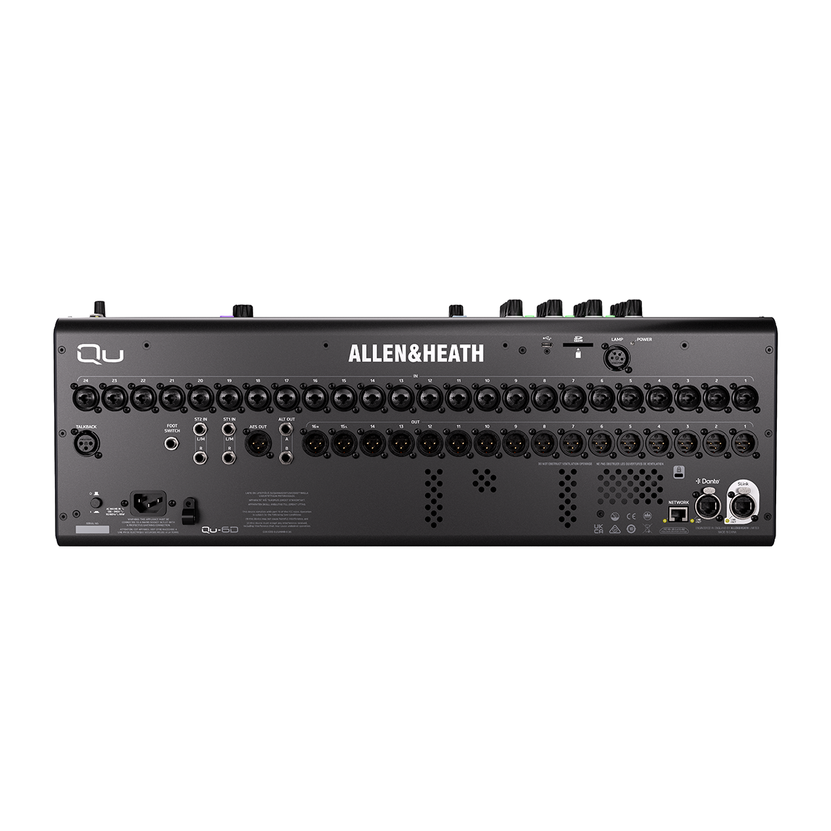Allen & Heath Qu-6D 32-Channel Digital Mixer with 16x16 Dante - New