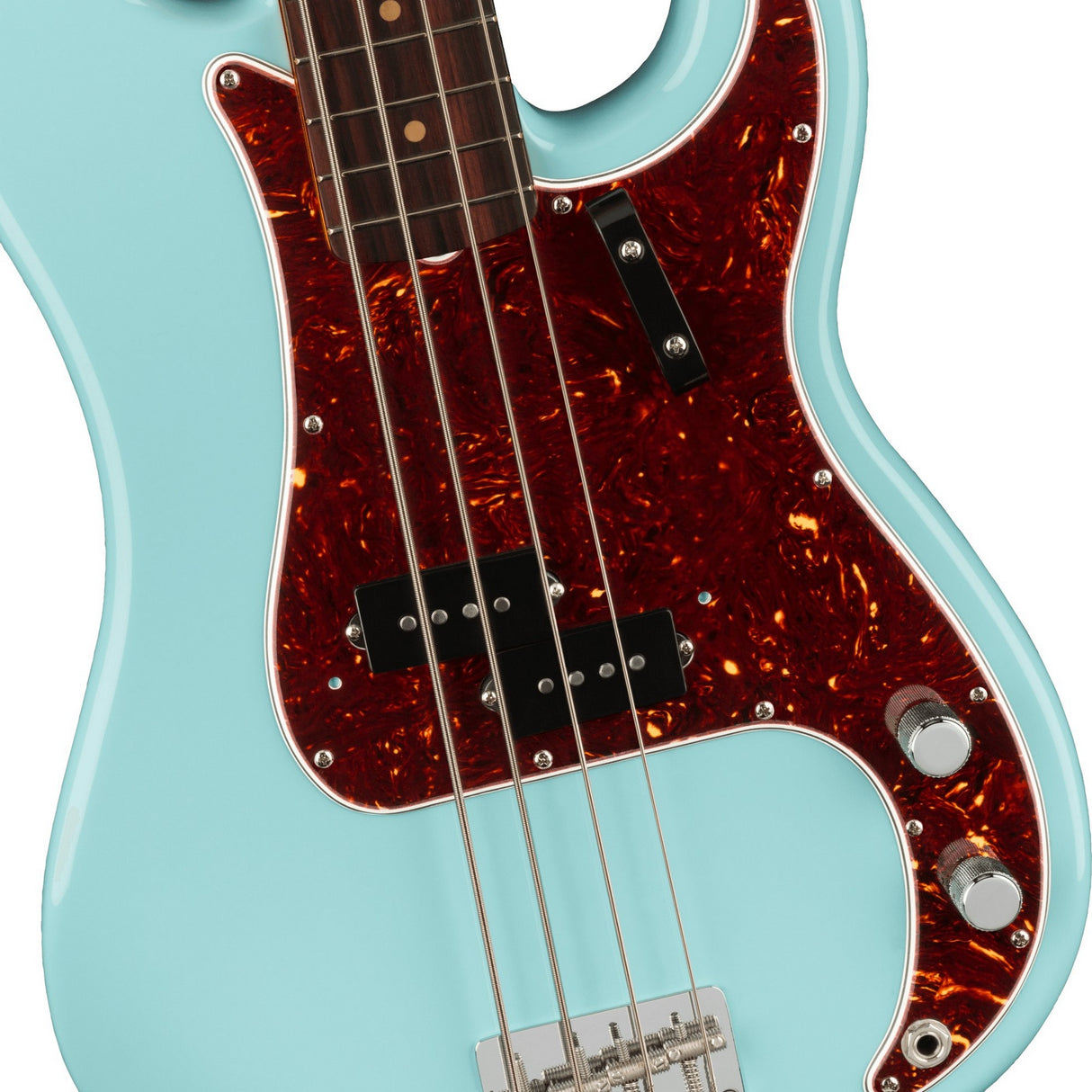 Fender American Vintage II 1960 Precision Bass Guitar - Rosewood Fingerboard, Daphne Blue - Mint, Open Box