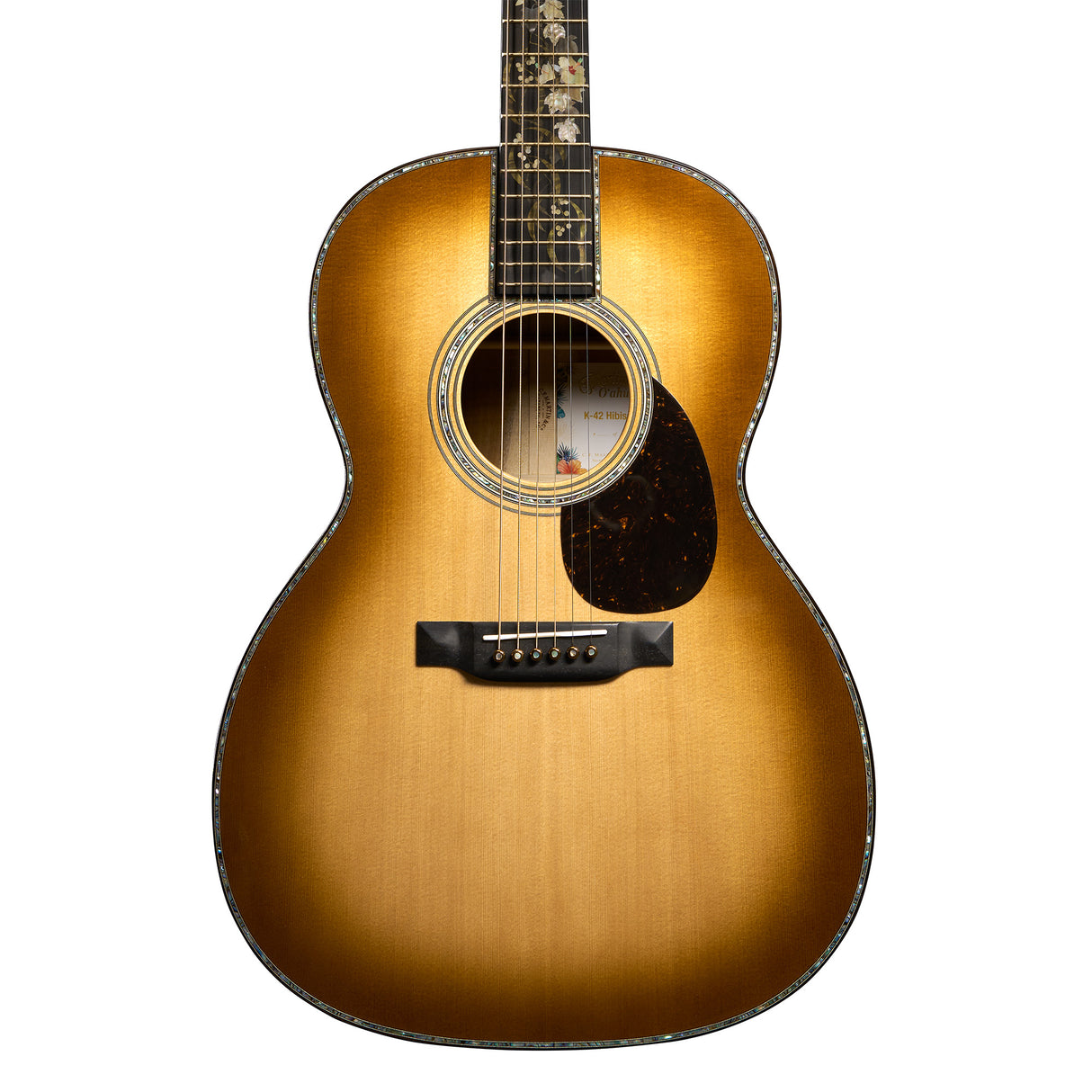 Martin Custom Shop Limited Edition O'ahu K-42 Koa/Sitka Spruce Acoustic Guitar - Dark Toasted Burst