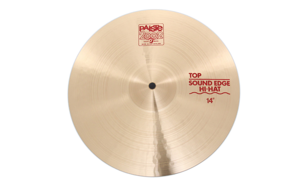 Paiste 14" 2002 Sound Edge Hi-Hat Top Cymbal