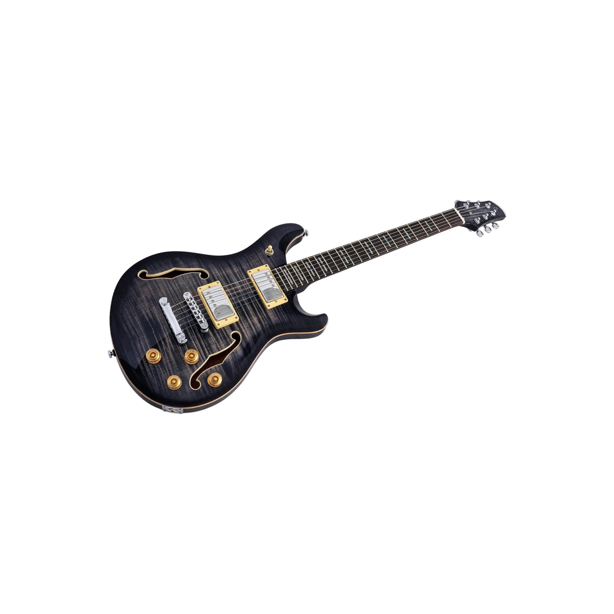 Sire Larry Carlton Q7 Hollowbody Electric Guitar - Transparent Black